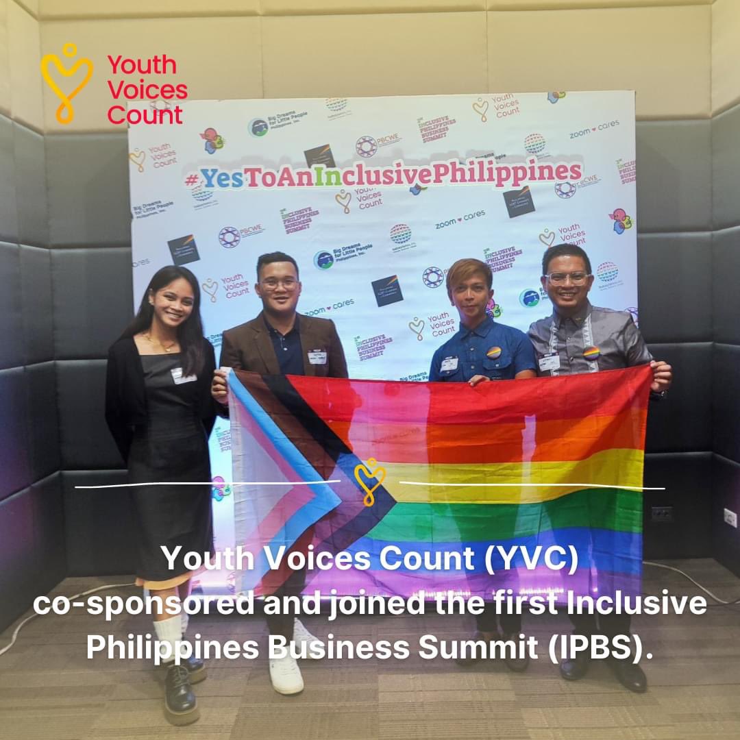 YVC_Official's tweet photo. YES TO AN INCLUSIVE PHILIPPINES!

March 22, 2023 marked the start of the first Inclusive Philippines Business Summit (IPBS) at SMX Aura Convention Center.

Check full post here: https://t.co/utX2RTKUbF

Get to know the amazing people behind YVC - https://t.co/cToUI6B175 https://t.co/L39InGKD6T