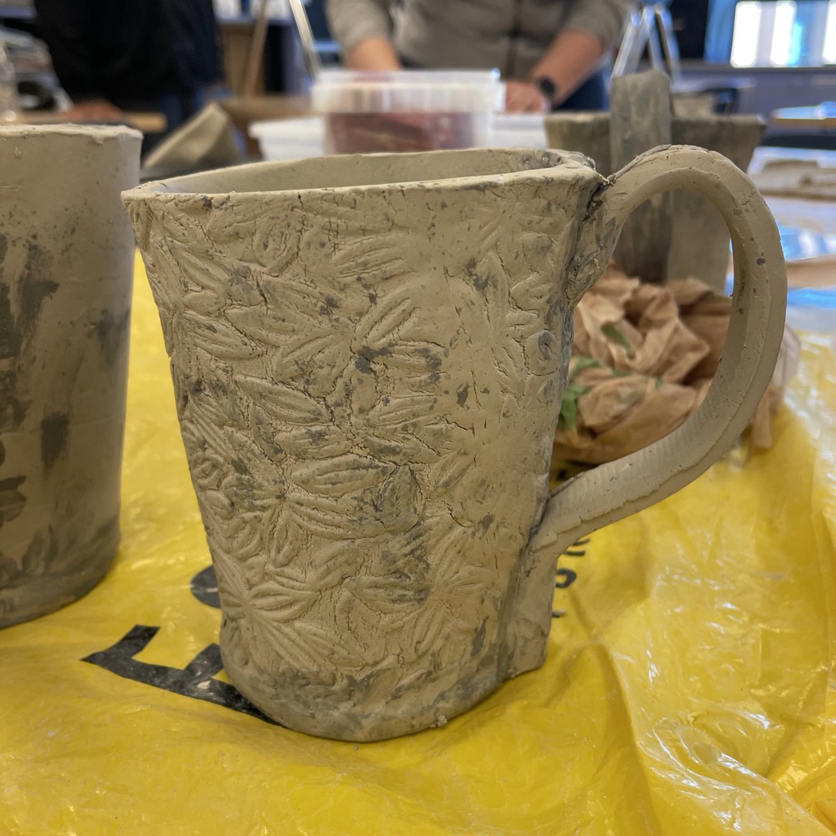 We had so much fun on Wellness Day with <a href="/WphsArts/">Westpo Arts</a> making mugs! We can’t wait to come back and glaze them! ☕️ <a href="/MsSaraBrewer/">Sara Brewer (she/her/hers)</a> @Mrs_SBluestein <a href="/theWPboard/">West Potomac HS (we/they/them)</a>