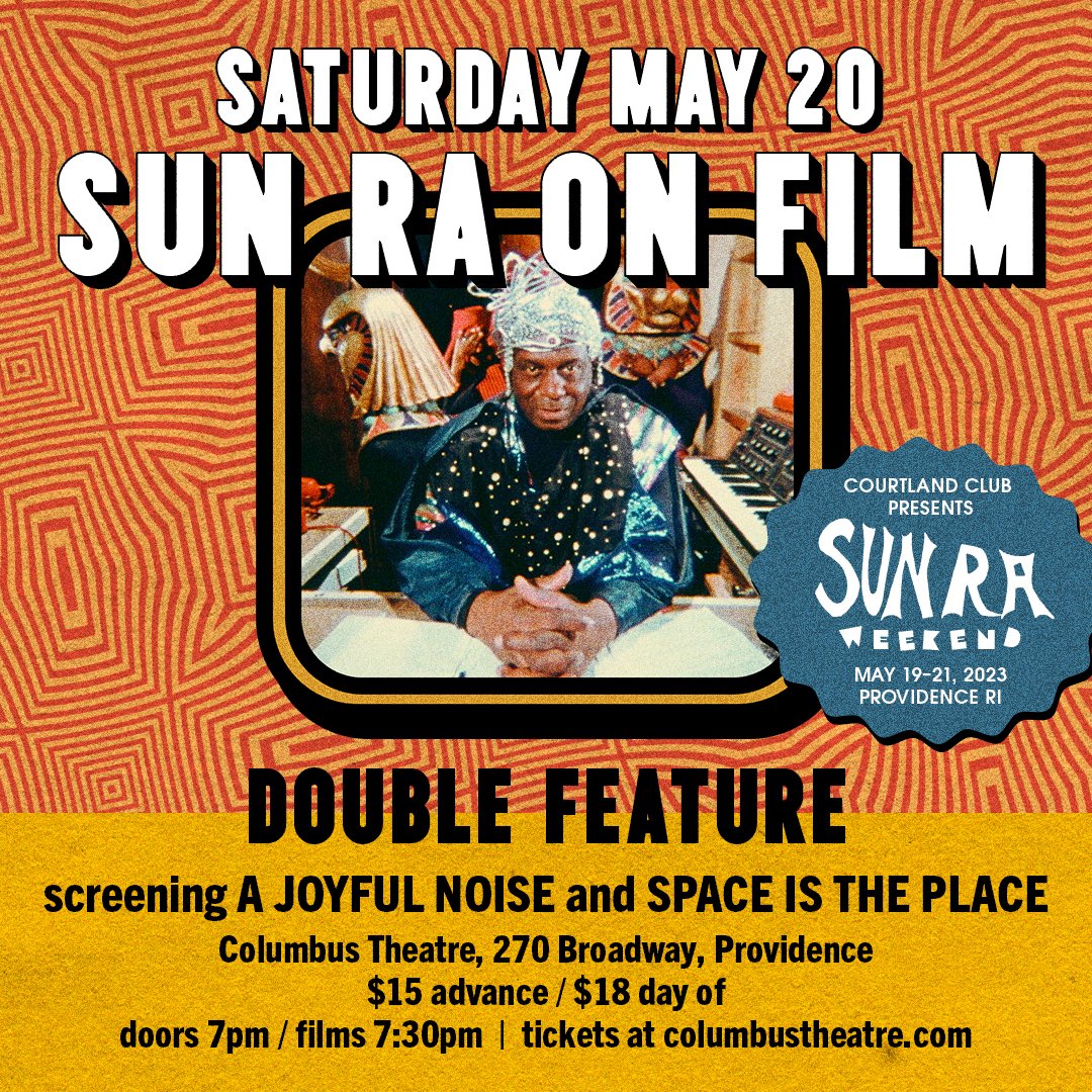 Sun Ra Double Feature at the Columbus on May 20th! Tickets - tixr.com/pr/twt/65930