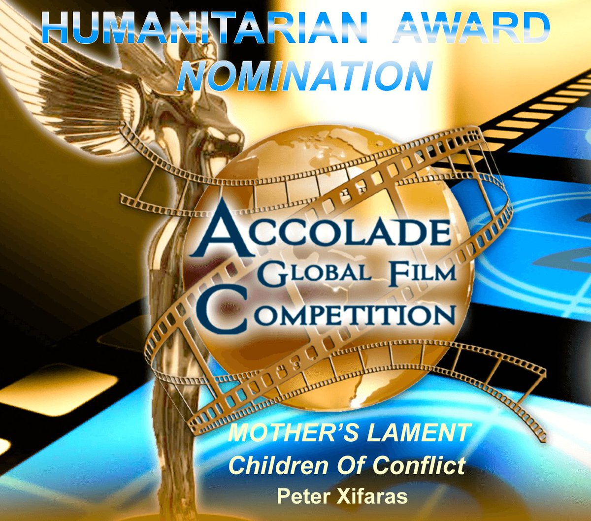 HUMANITARIAN NOMINATION Humbled & thanks to the folks over at the
@AccoladeComp @wearemusiversal 

Music-Video: youtu.be/gtPPtw2kkgc

#ukraine #Afghanistan #IranProtests #ChildrenOfConflict