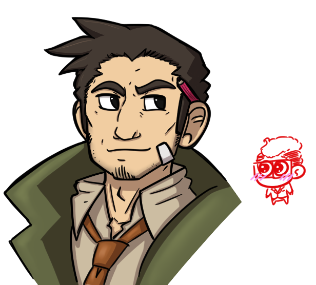 Shock_Assassin's tweet image. #thepapergallery I'm so glad y'all are back, I HAD to draw a Gumshoe to celebrate