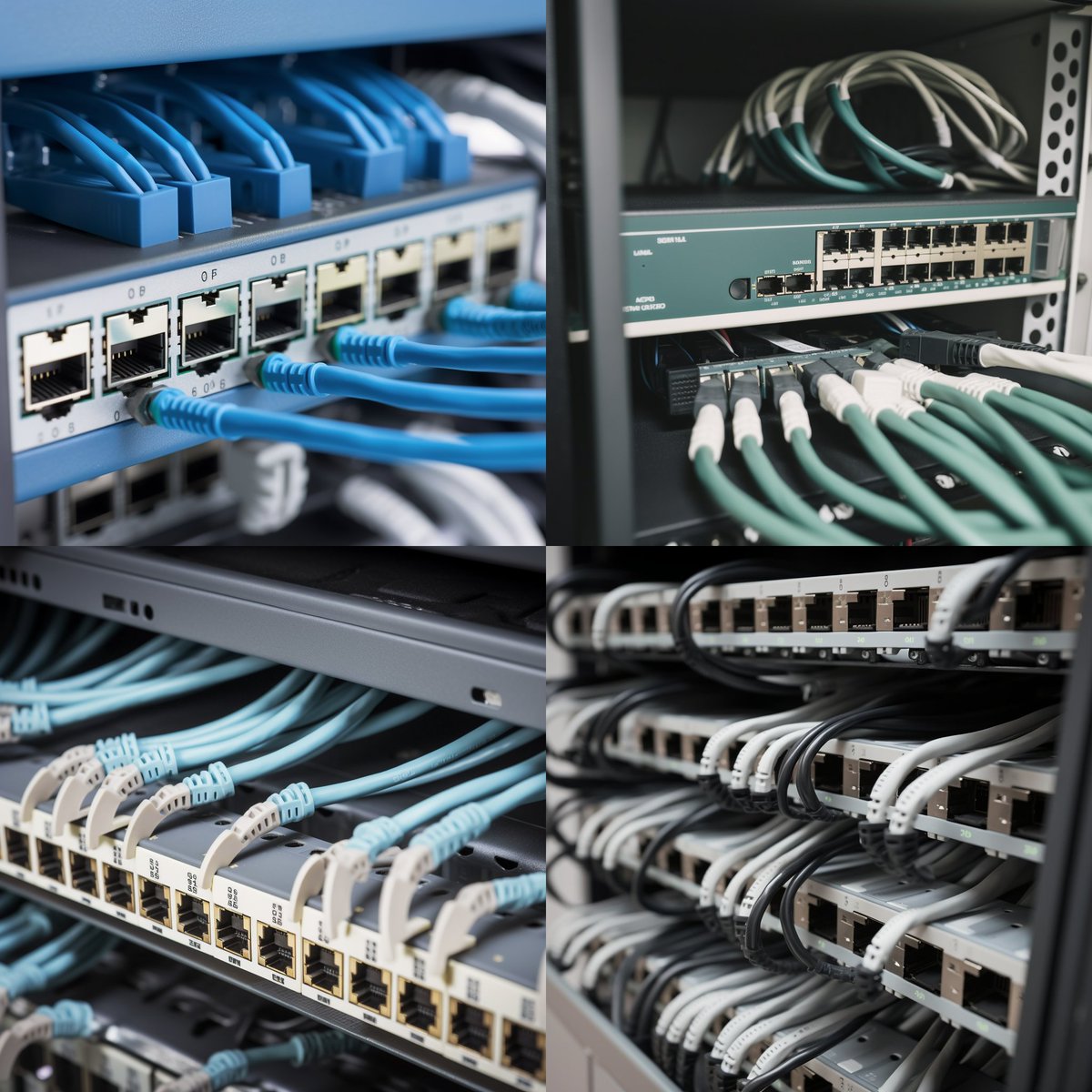 I asked Midjourney to create a picture of cables plugged into an ethernet switch. It impressive when it gets things right, but it's also weirdly impressive when it gets things wrong.