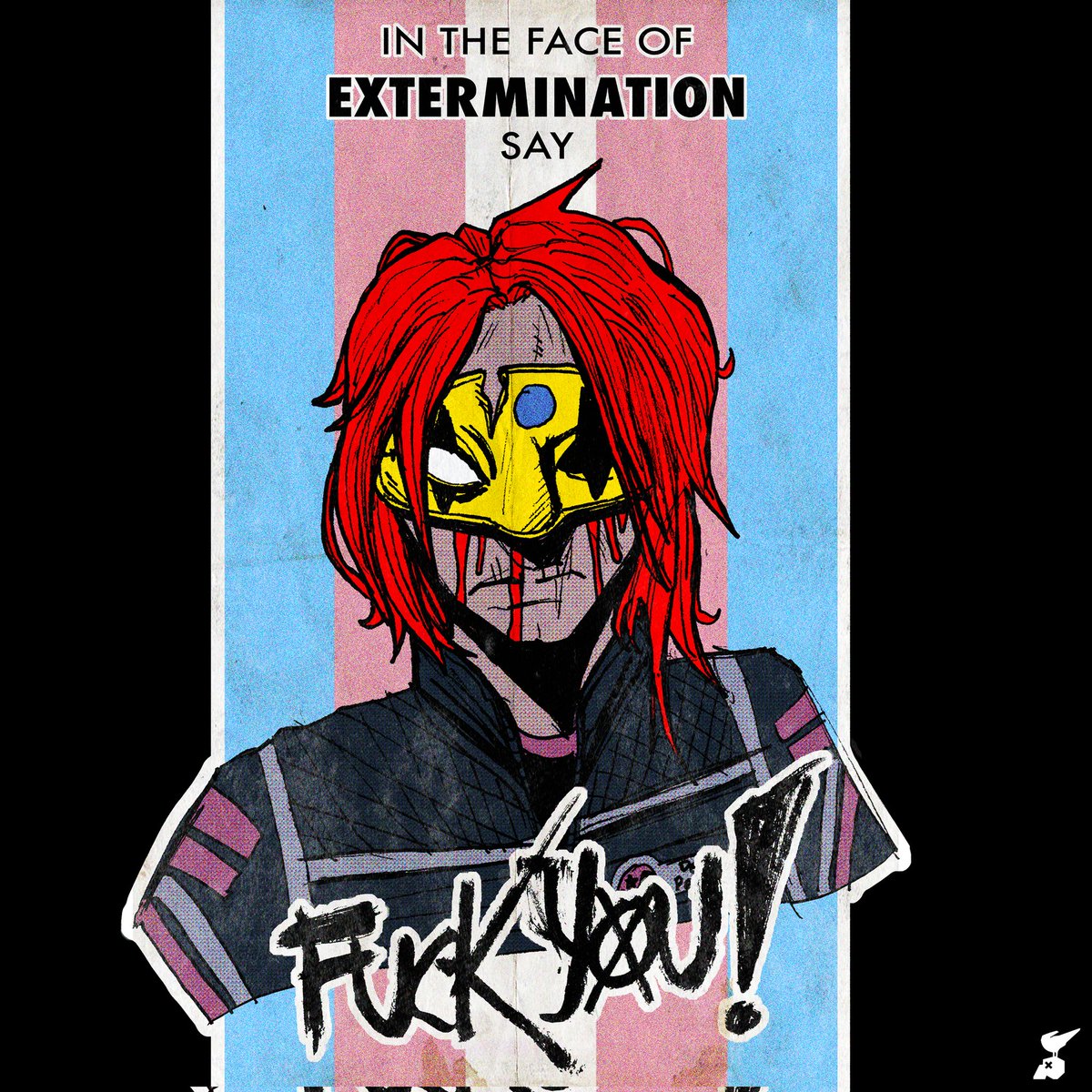 Ivxnalvarez's tweet photo. YOU ARE VALID. YOUR EXISTENCE IS NOT FOR POLITICAL DEBATE. DON'T LET BIGOTRY CRUSH YOU. FIGHT BACK. BITE BACK. DON'T LET THIS GENOCIDE KILL US ALL.
JUST EXIST.
#characterdesign #MCR #mcrart #mychemicalromance #killjoys #gerardway #LGBTQ #TransRightsAreHumanRights https://t.co/Ngw96vlTjK
