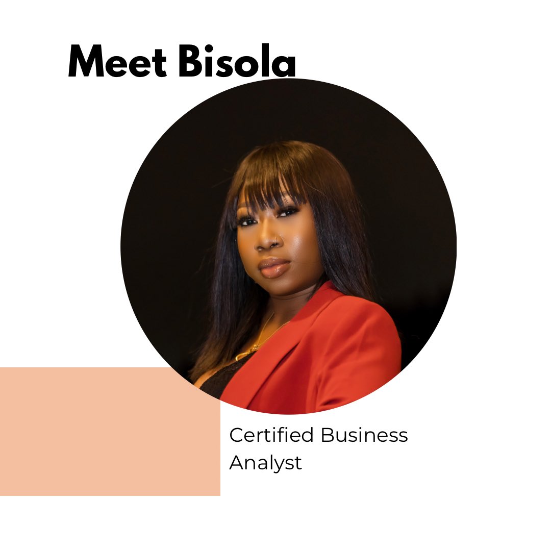 Meet Bisola, a highly accomplished business analyst with 7 years of tech industry experience. Certified and known for driving successful projects &amp; process innovation. Meticulous, skilled, and passionate about creating engaging lifestyle content as a part-time creator.