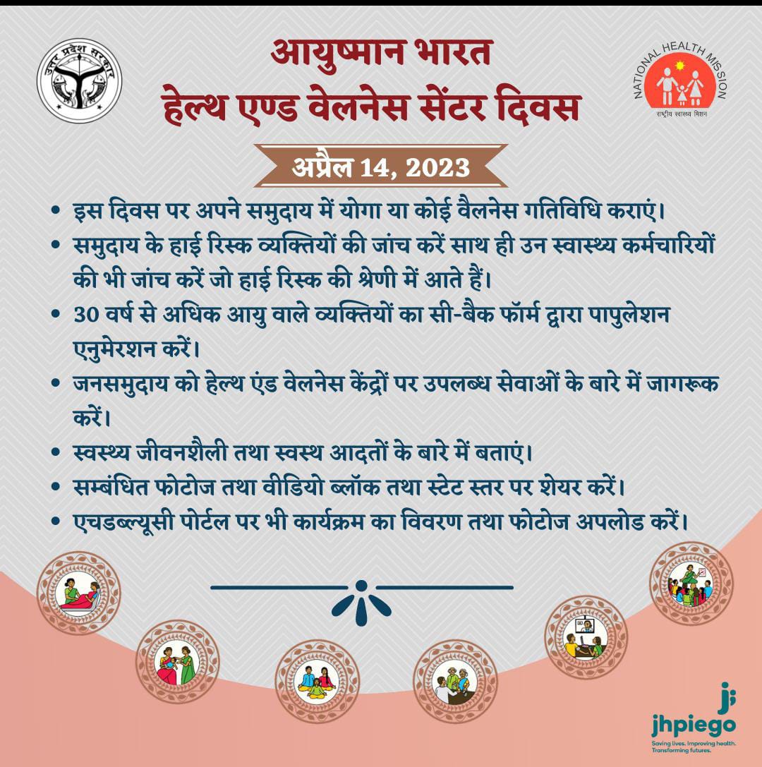 #AbHWC @HwcSihora @nhm_up 
Happy AB Health and wellness center Day
स्वस्थ भारत की पहिचान हेल्थ एंड वेलनेस सेंटर
#communityhealthofficer