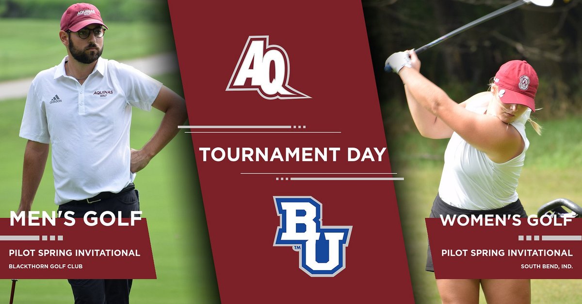 TOURNAMENT DAY!! Both the men and the women are set to compete today in the Pilot Spring Invite hosted by Bethel!

🆚 Pilot Spring Invitational
📍 South Bend, Ind.
⌚️ All Day
🏟️ Blackthorn Golf Club
📊M golfstat.com/index.cfm?even…
📊W golfstat.com/index.cfm?even…