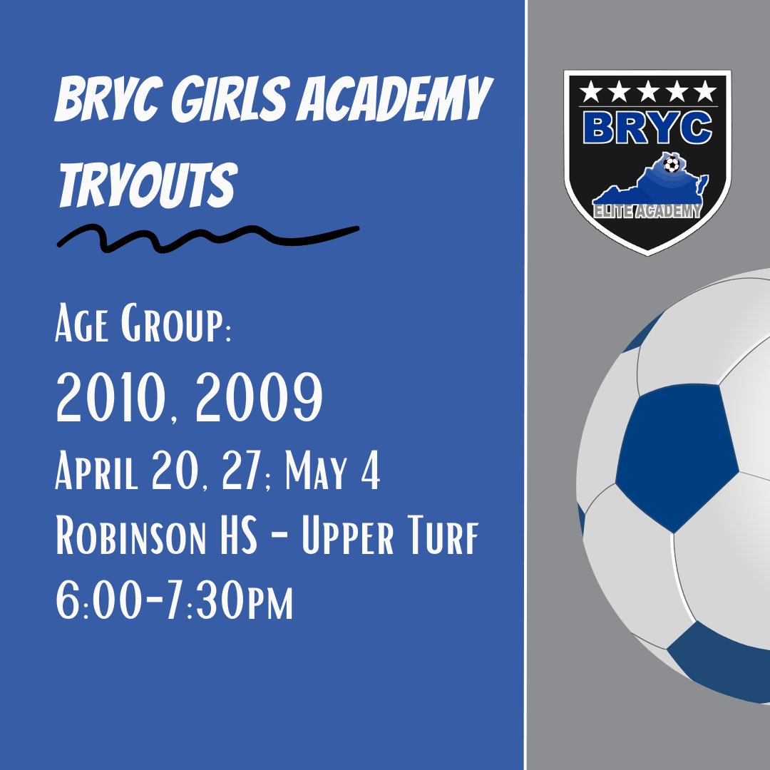BRYC GIRLS ACADEMY 📷BRYC sessions are NOW open to evaluate players to experience our training environment. ID Sessions allow players to train Technical Staff and current Club Players in an age group training session. For more info visit brycsoccer.com #Bleedblue #BRYC
