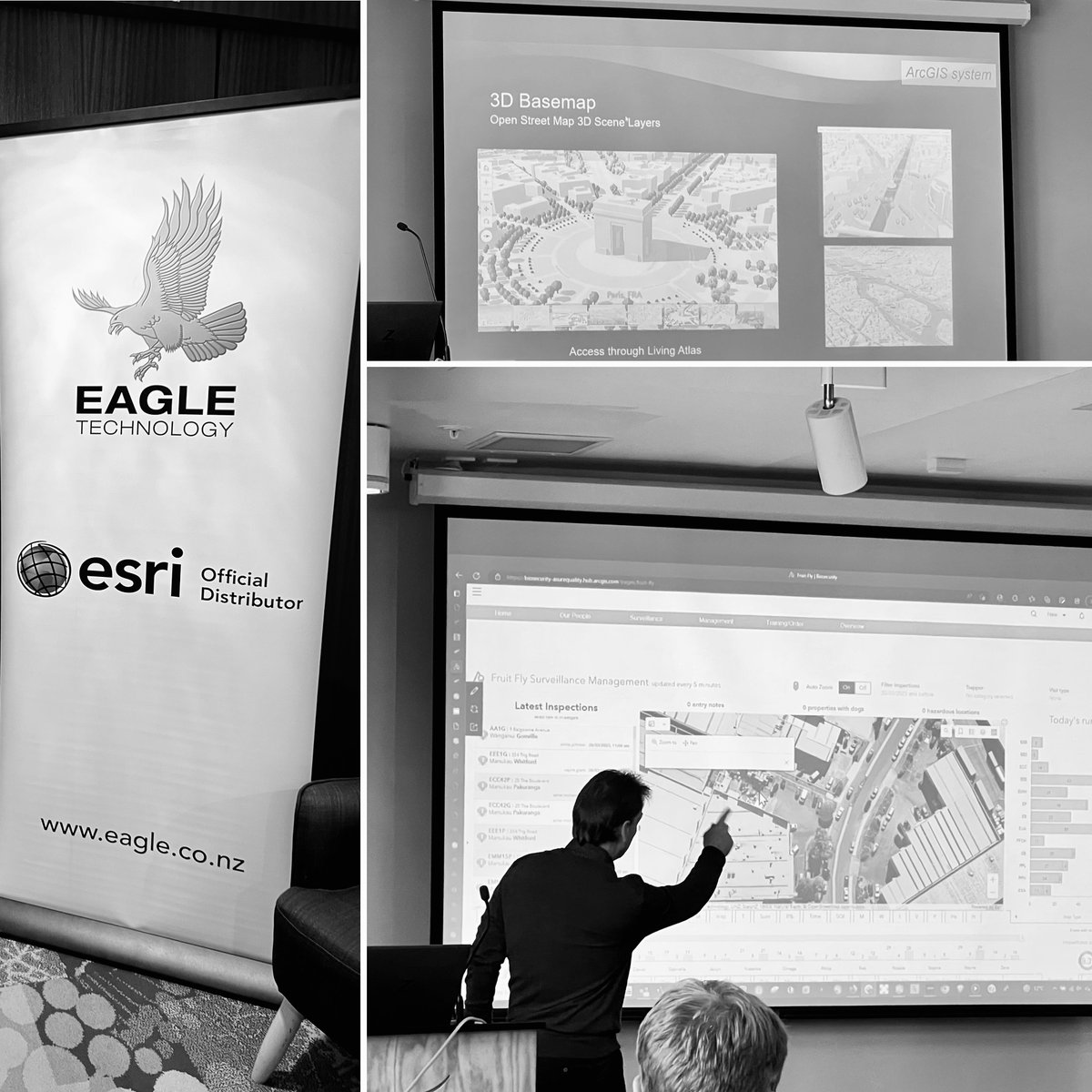 thedatastack's tweet image. Went to the recent NZ ESRI user group regional conference in New Plymouth! Learned about the latest developments & innovations from ESRI, & projects like NPDC Universal Water Metering, Taranaki Regional Council LiDAR and ArcGIS Online in biosecurity. Thanks for a great event!