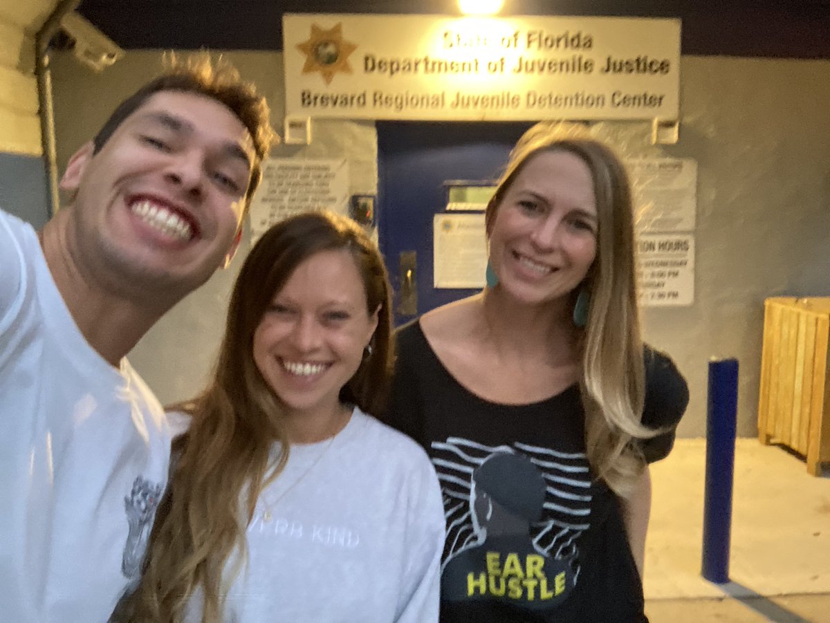 haleighfank's tweet photo. Fantastic night mentoring our local youth at Brevard County Juvenile Detention Center.  Lots of meaningful conversations and even some charades!  Rocked my @earhustlesq  shirt too 🤍 @cometojailwme  #mentorship  #theverbkind https://t.co/beNJKSaPFk