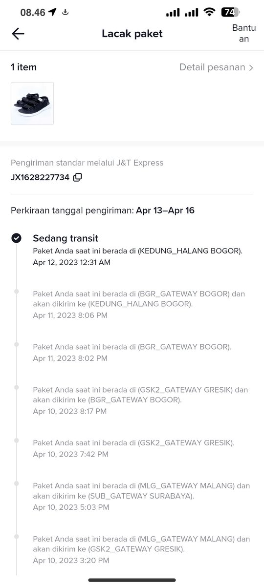 hellowenss's tweet photo. @jntexpressid paket ga bergerak² betah banget disitu udah kelamamaan asli https://t.co/CuP2358YwB