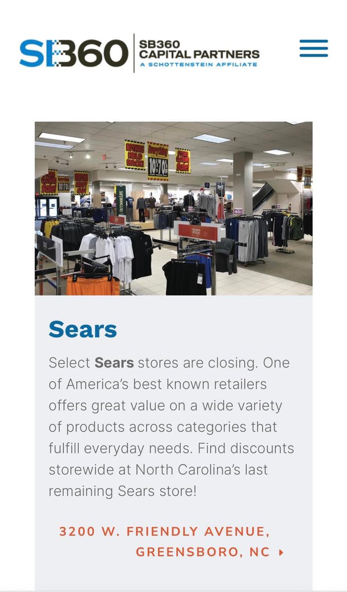 Grocerying's tweet image. Is #Sears closing their last store in North Carolina at #FriendlyCenter in #Greensboro? We can’t confirm/verify this yet. @GroceteriaWeb