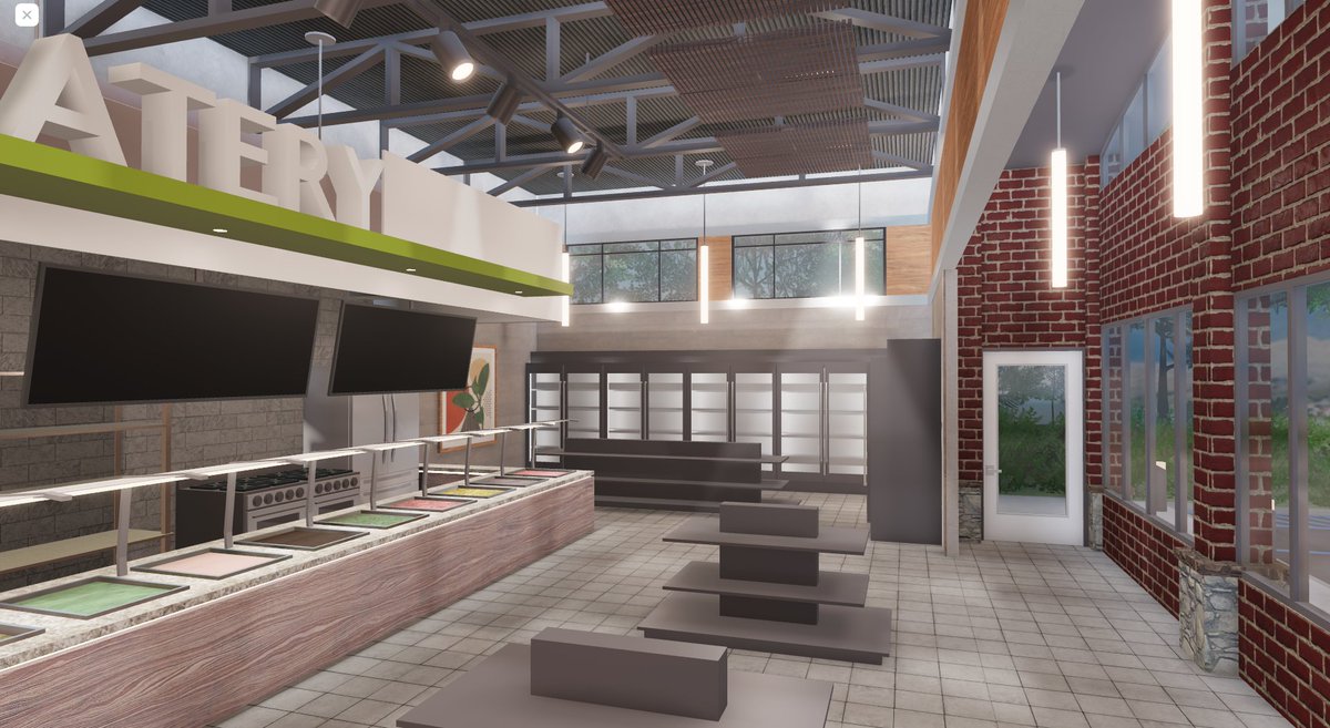 CryoAxes's tweet photo. Selling a Petrol Station  
Perfect for a vibe game or an extension of a city   
Dm offers - Base price 15k 
#ROBLOX 
#RobloxDev https://t.co/zVt7RVoJRt