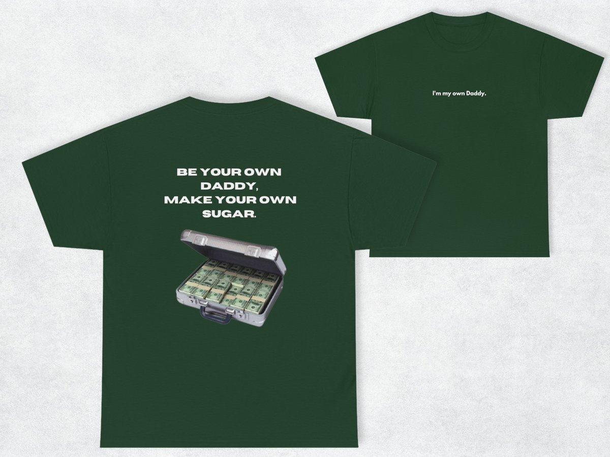 TrendyCKY's tweet photo. Be your own Daddy, Make your own Sugar🤑

🌎WorldWide Shipping 💎100% COTTON Material 

Add to cart 🛒:
https://t.co/UNklv74Bpw

Browse more at:
https://t.co/SQaQ97ppj9 

#StreetWear #StreetStyle #GraphicTee #Fashion https://t.co/LzCW9TYuvJ