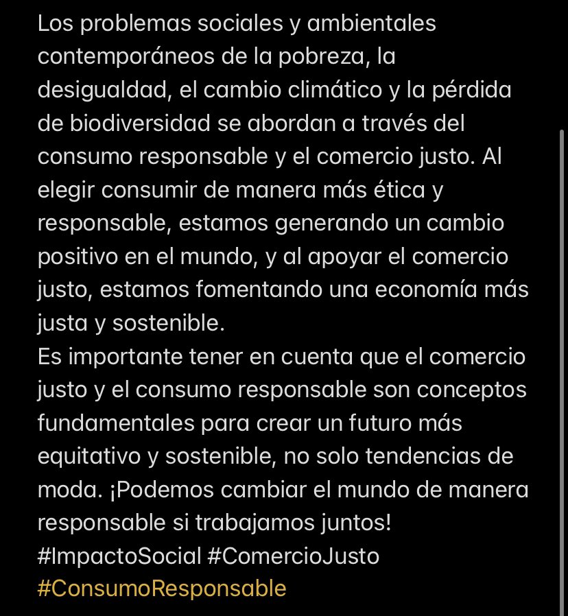 BABYRAFS's tweet photo. Actividad4a. Creando consciencia sobre el impacto del mercado justo y el consumo responsable 
RAFAEL LOAIZA ALANIS 
UNIVERSIDAD ANAHUAC NORTE https://t.co/xLKoQ232xu