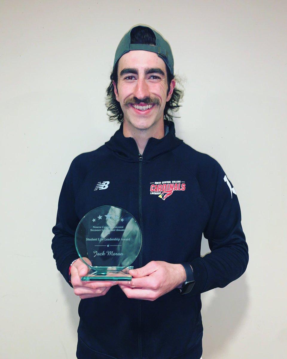 NCCMensLacrosse's tweet photo. Congrats to Senior, Captain Jack Moran on being recognized for his outstanding leadership on campus! Jack is the President of SAAC, Student Ambassador, and captain of the lacrosse team! https://t.co/OwRi001lxH