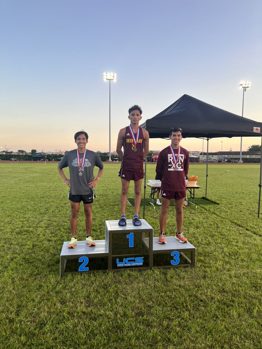 Got 1st in the 1600 (4:40) ready for area !!!