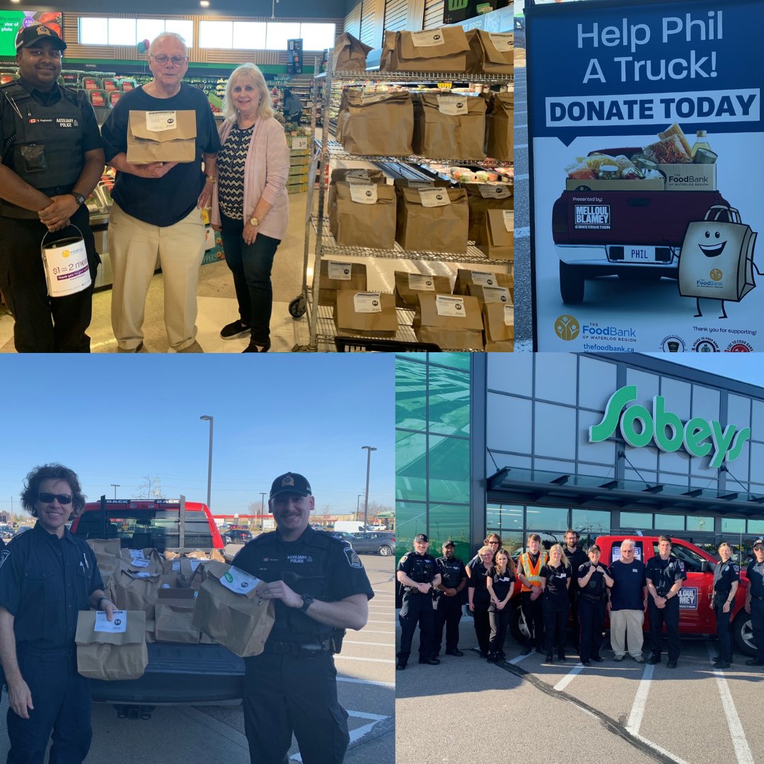 We were happy to lend a helping hand to Phil-A-Truck at  the @FoodBankWatReg at @sobeys this evening.

Thank you to everyone who donated non-perishable food items and funds to #FeedWR.