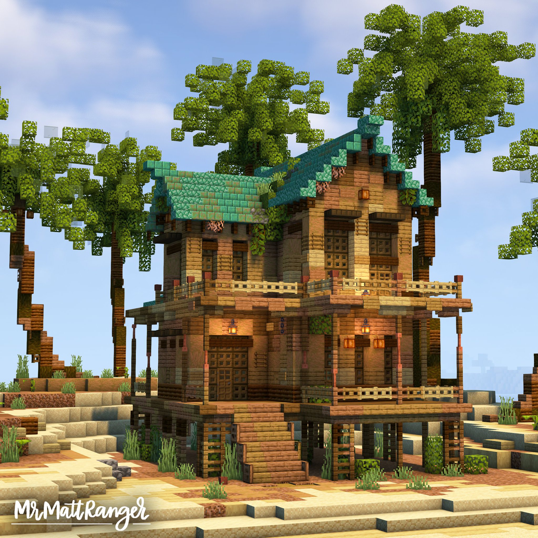 Minecraft Beach Homes