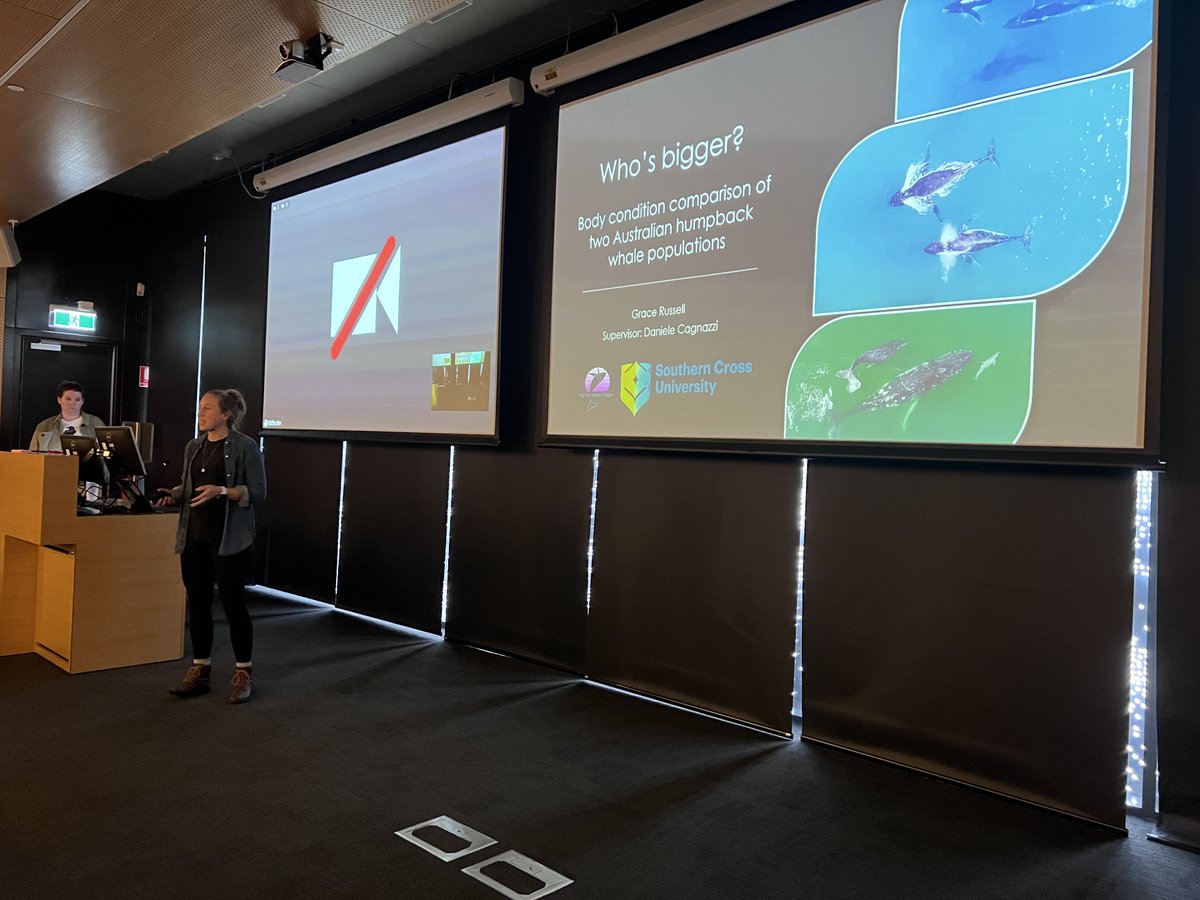 anzscsmm's tweet photo. Hobart2023 HERE WE ARE!
We've started our morning with incredible stories on cetacean health, morphometrics, distribution &amp; habitat use. 
More amazing presentations to come, stay tuned for today and tomorrow's talks. 
Thank you @GRussellAus @AnnaImray @marissahutch and @RMayaud https://t.co/FYATqnlupk