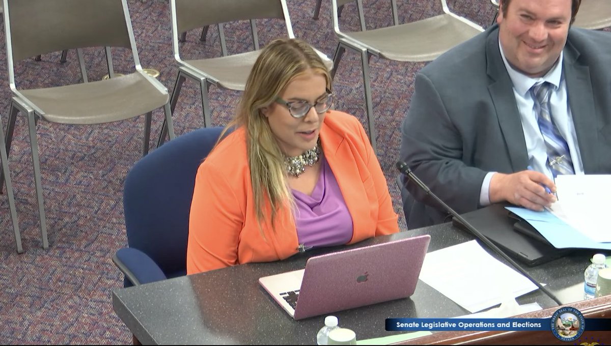 LetNevadaVote's tweet image. 🚨Happening Now🚨

#SB443 is now being heard in the Senate Committee on #LegOps. This bill is being co-presented by Senator @Ohrenschall4NV &amp;amp; @SSV_NV's executive director @Emily_Zamora15.

Watch the hearing here: youtube.com/watch?v=1xN-yL…