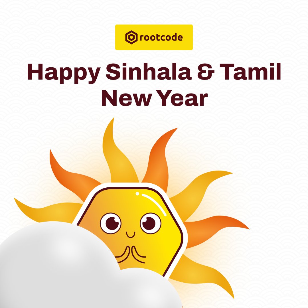 rootcode_io's tweet image. Wishing everyone a happy Sinhala and Tamil new year! May this new year bring you prosperity, good health, and happiness.

#newyear #wishes #rootcode