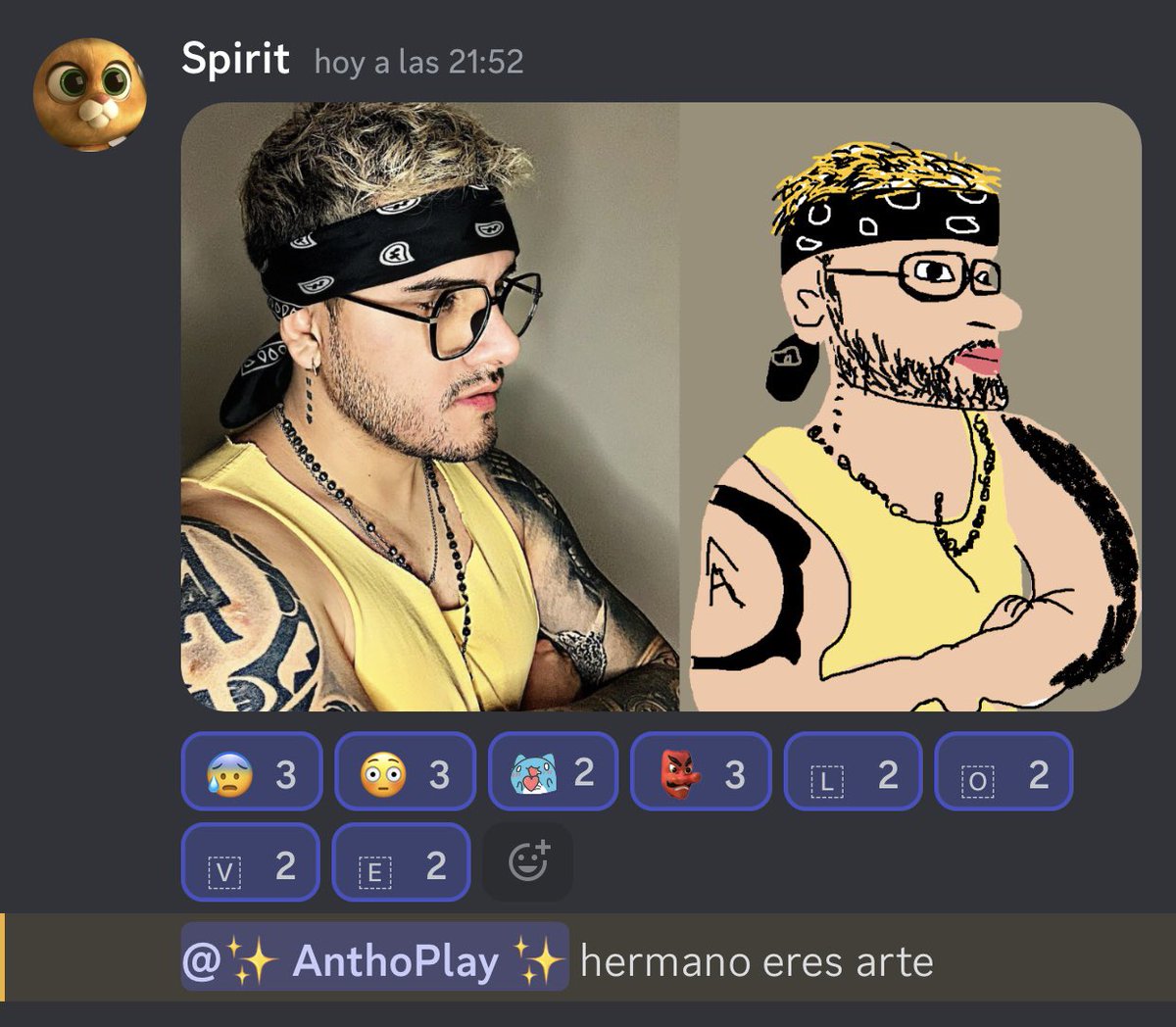 Anthoplay4's tweet photo. El mejor Artista no Exissss…. 😎😂😁

#AnthoPlayen4 #twitchstreamer https://t.co/zqbu6ZgA81