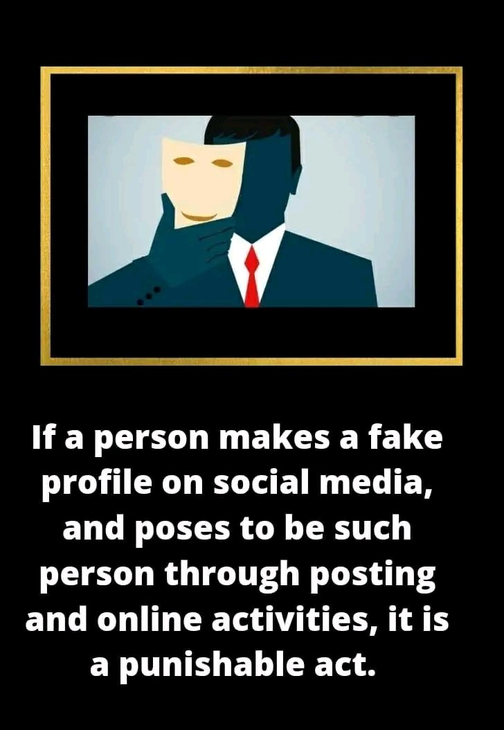 sanchana27's tweet photo. #FakeProfiles #PunishableAct #KeepInMind https://t.co/pR5nB6KecS