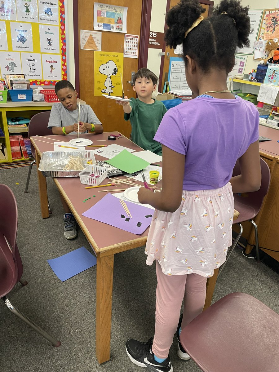 RandELEMLIB's tweet photo. Third graders used engineering and determination to build hurricane proof houses today in their library double special! They are researching extreme weather to develop action plans for staying safe! @MsMaeveWyatt @MsValerioBCPS @BCPSLMP https://t.co/hE8mCkwAlN