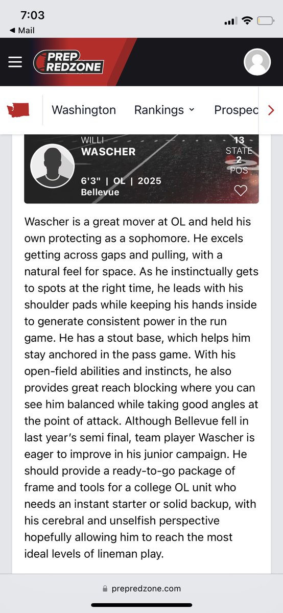 Willi_Wascher's tweet photo. Thankful for the mention in @DomSkene article @CoachMcKinney20 @CSAPrepStar @BrandonHuffman @BellevueFB @DM_ATHLETICS https://t.co/nLl1shH91T