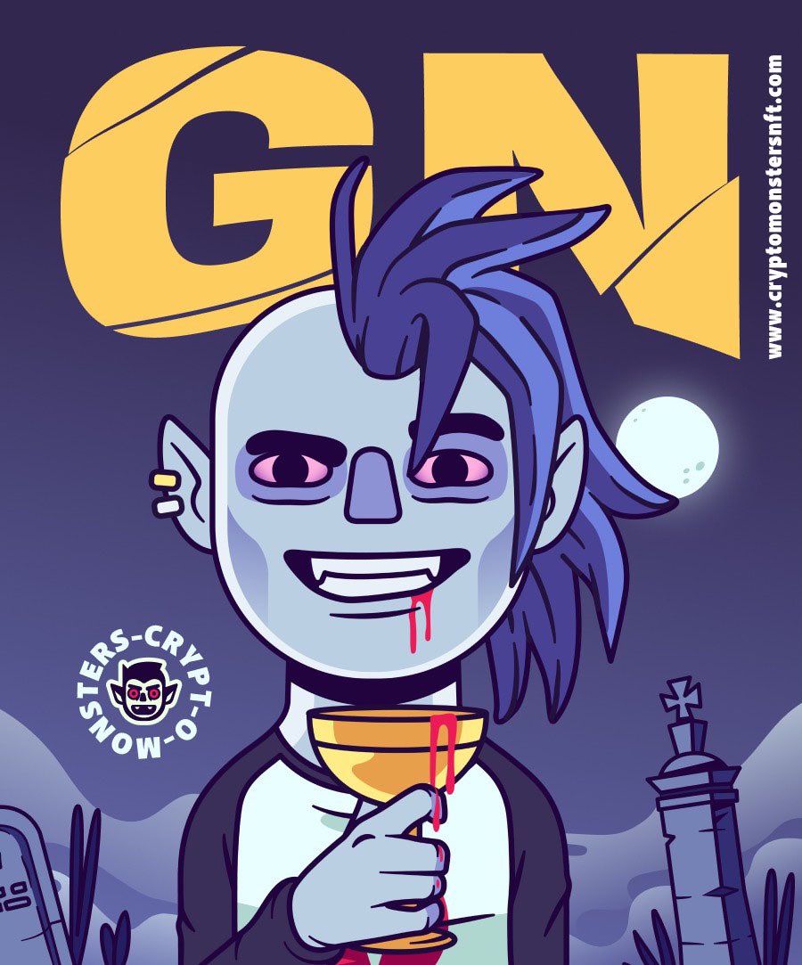 GN fiends! Tomorrow is Friday! 
🧟‍♂️🧛🏼🪦🐺

#ETH  #EthereumNFTs #MintingNow