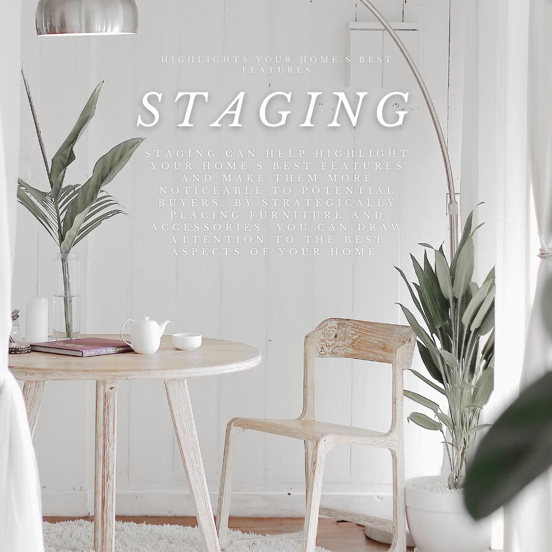 TheDenson's tweet photo. Staging can help highlight your home's best features and make them more noticeable to potential buyers. By strategically placing furniture and accessories, you can draw attention to the best aspects of your home. https://t.co/gBIkYwPceV