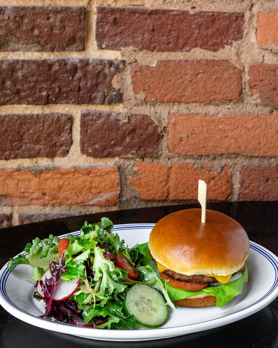 Eating veggies has never been this satisfying! Our plant-based burger is a total mood booster.