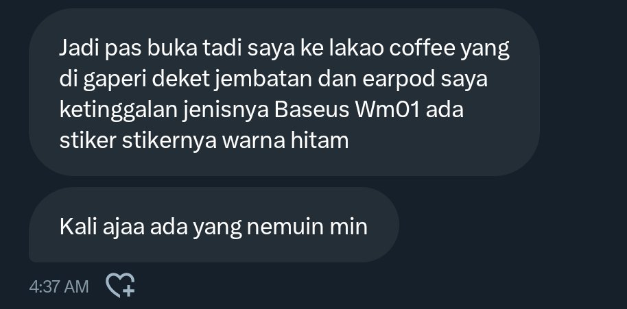 Peeps siapa tau dari kalian ada yg nemuin earpod kakaknya