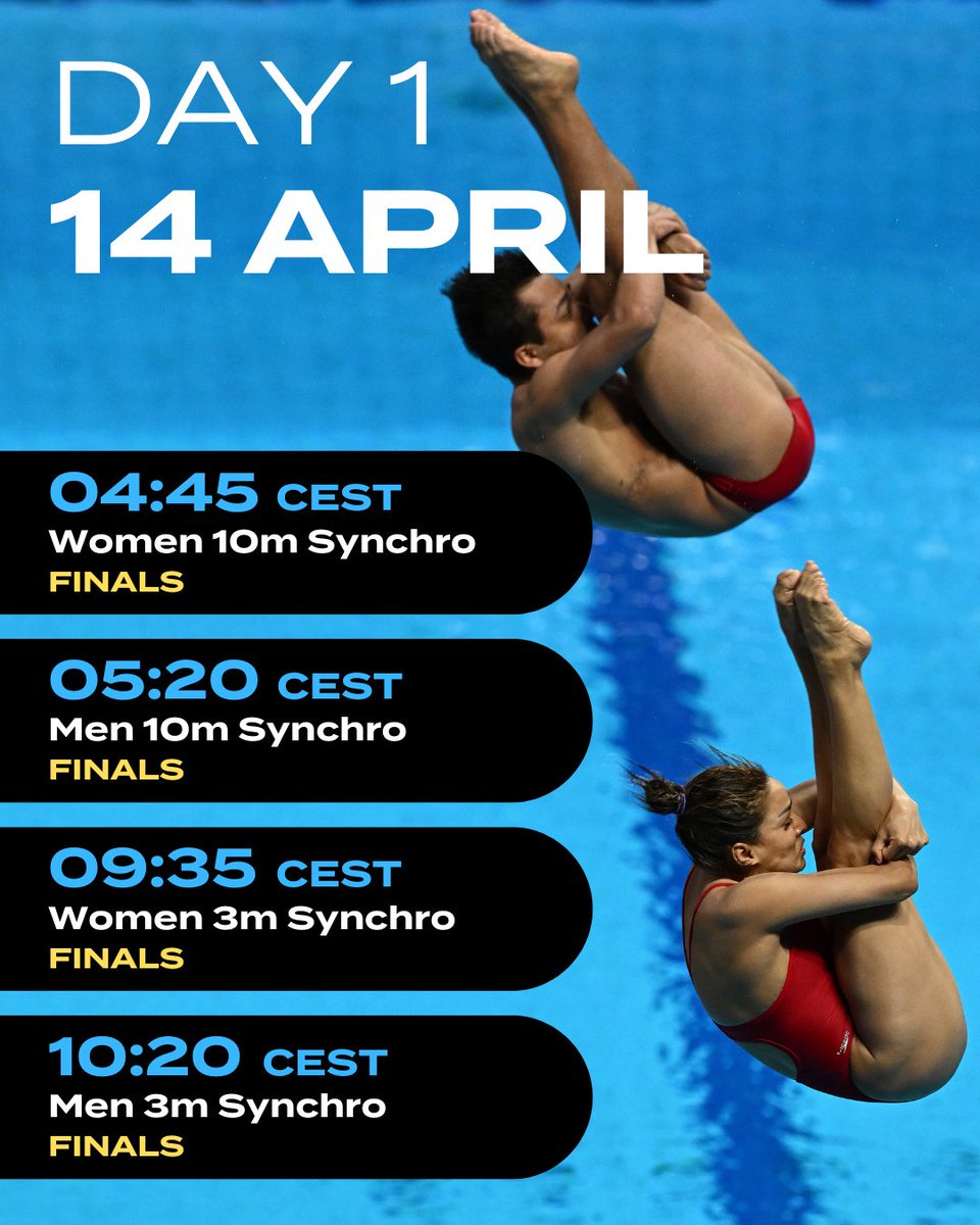 World Aquatics on Twitter "🚨The Diving World Cup 2023 is about to start! Watch Live all Finals