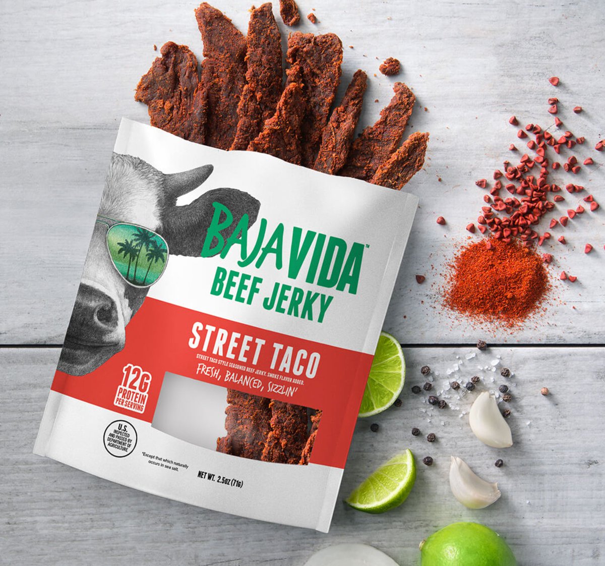 Street Taco <a href="/BajaJerky/">Baja Vida</a> combines authentic ingredients like cilantro, white onion, chipotle, chili and oregano to bring you a mouthwatering flavor of jerky you couldn’t have even dreamed of! 🧅🌶😋  Can't wait? Use this coupon code for 25% Off: luxeads25  bit.ly/3AflH5x