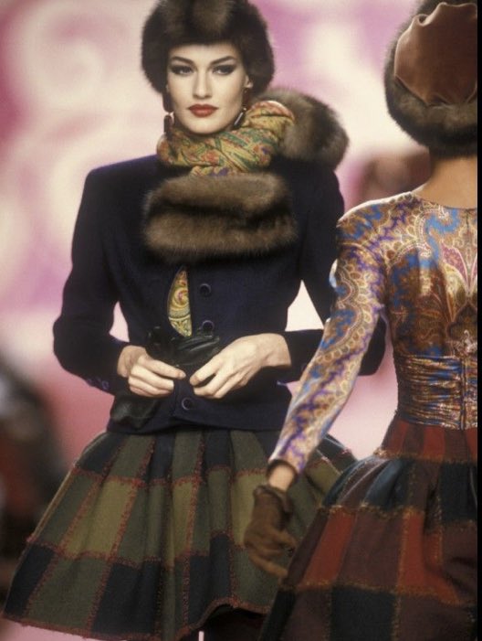 One of the images that got me through the day #karenMulder #valentino #1991