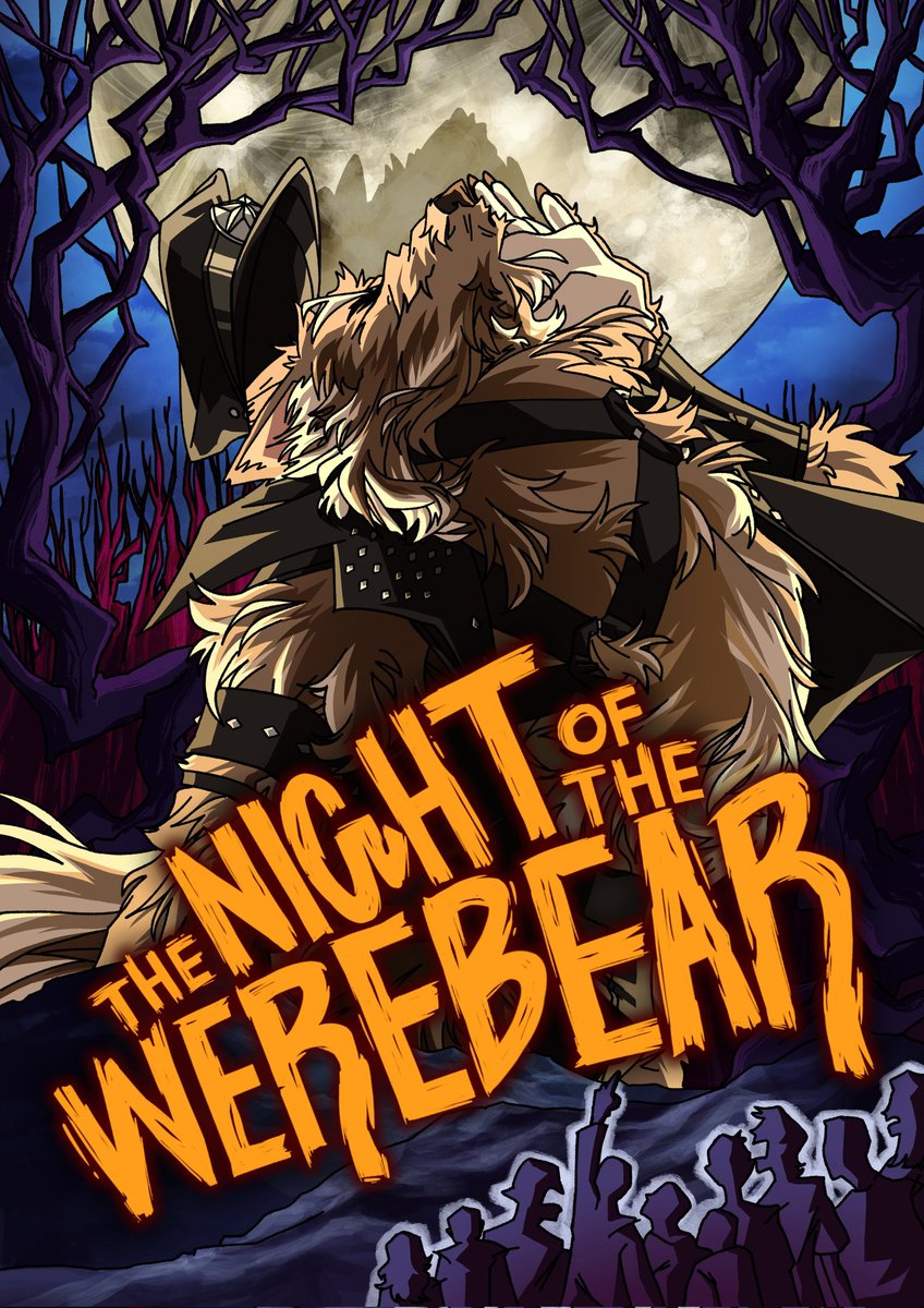 AdvWithPride's tweet image. Leather-clad werewolves, shirtless orcs, and a village under attack! Night of The Werebear is a Queer Horror Themed TTRPG adventure featuring:

20 Page Adventure 
Unquie NPCs 
A Supplementary Comic Book  

Follow the pre-launch page: kickstarter.com/projects/adven…