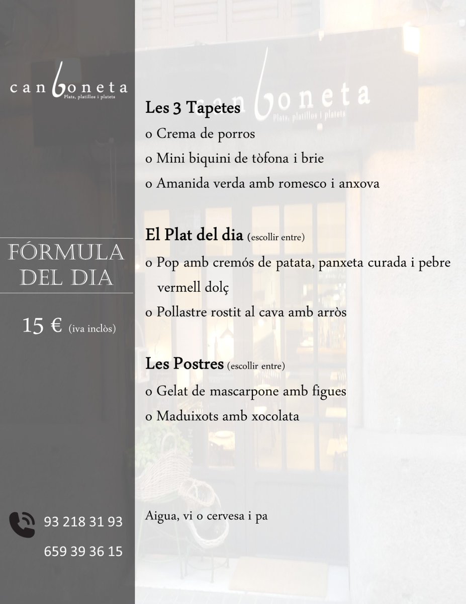 La Fórmula del divendres!!!!
Salut i força!!!