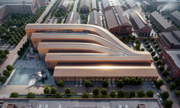 BIG_Architects's tweet photo. Excited to share our concept for the planned new National Museum of the United States Navy, unveiled at an event at the @DCNavyYard alongside our collaborators Squint/Opera and Olin Studio #NMUSN #NavyHistory #USNavy #ArtisticIdeasCompetition #WashingtonDC #Museum #NHHC https://t.co/637GKN1kbg