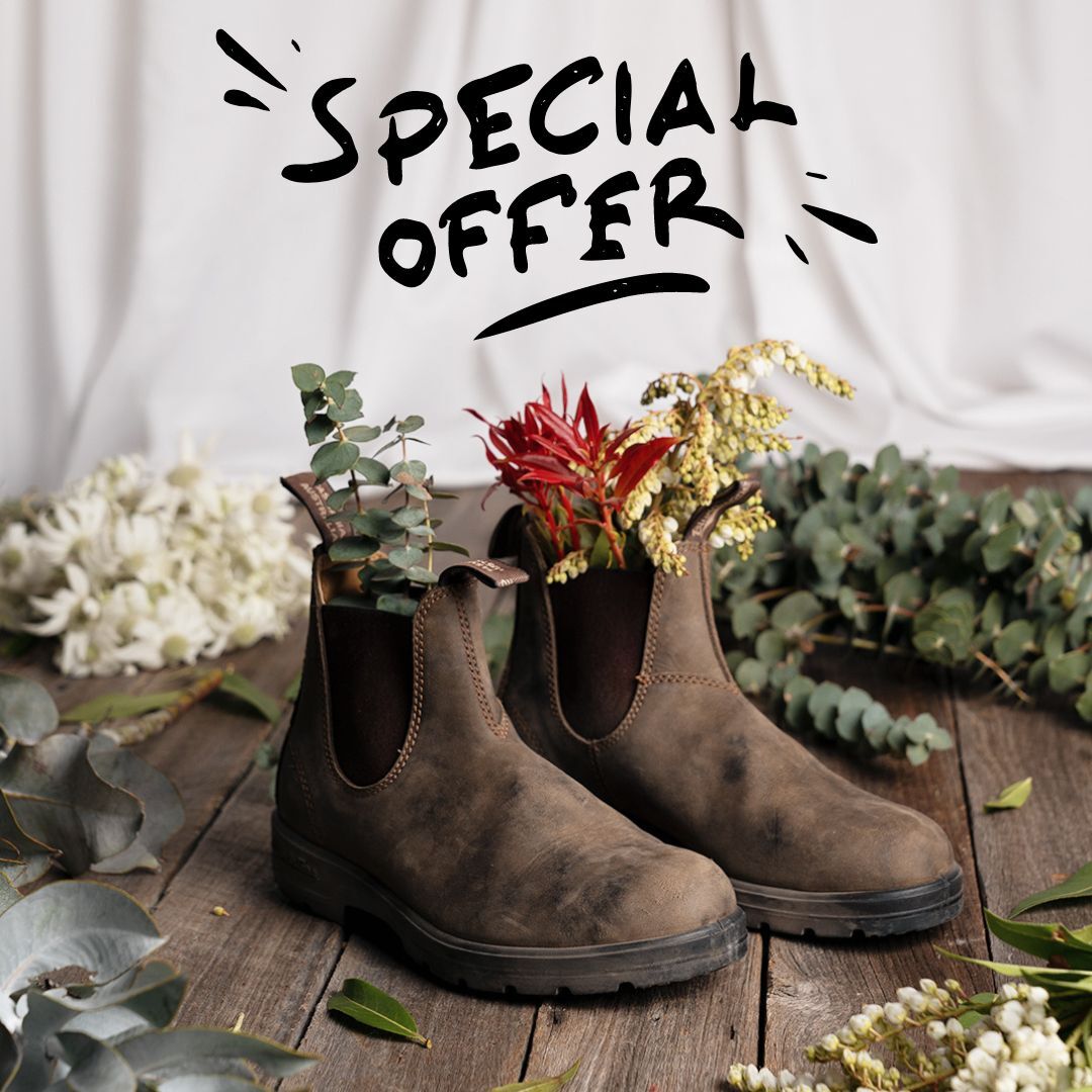 This Weekend Only!
Treat yourself to a little end of school holiday special. We're offering the iconic Blundstone 585 at a massive 20% discount until midnight on Sunday! Only while stocks last!

#blundstone585 #blueheelerboots