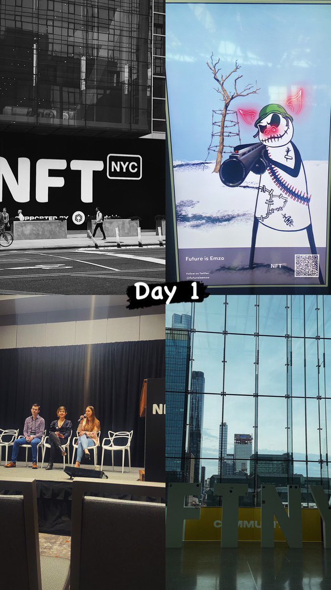 bilson_amir's tweet photo. Day 1 at NFT. NYC #NFTNYC #NFTNYC2023 #NFT https://t.co/oMvUqSwzfA