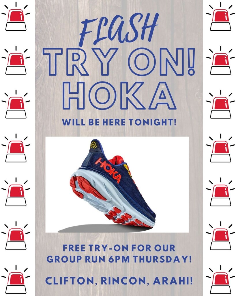 We don't always make surprises, but when we do it's always worth your while.
.
In the spirit of AMAZING WEATHER .... TRY HOKA AT TONIGHT's GROUP RUN!!!! (Walkers welcome too!)
.
6pm 👉 blueox.run/gray #INSTAGRAM > instagr.am/p/Cq_axYtrf6P/