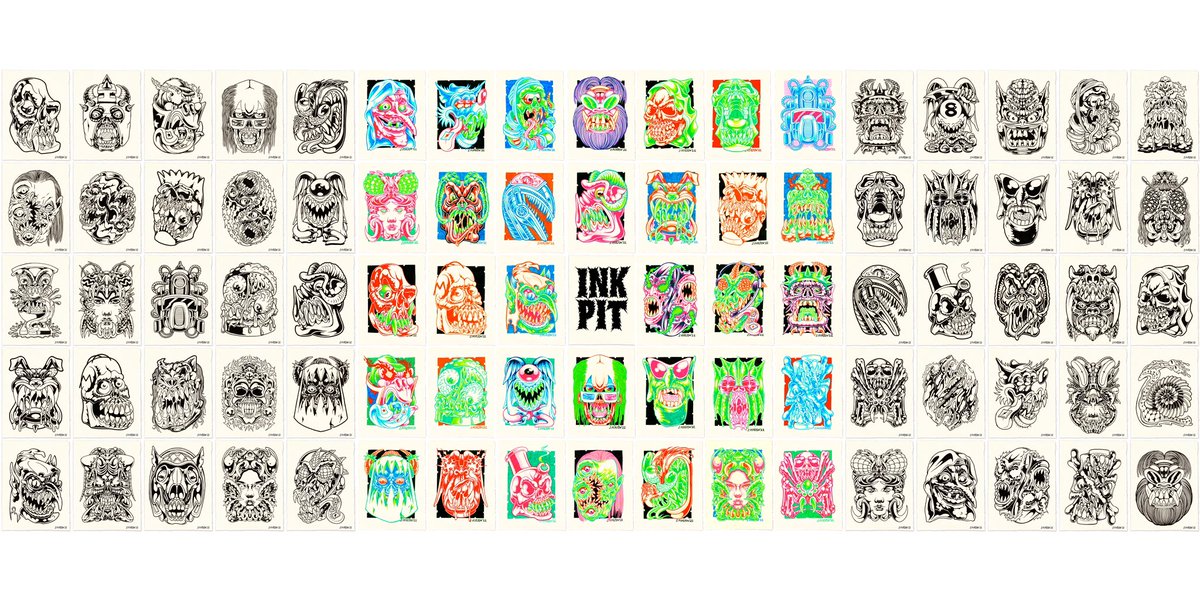 _sampierson's tweet image. A retrospective on work I’ve released on my journey in web3 since February 2021 

Collection Thread 🧵👇

INK PIT - A collection of 1/1 analog ink pen illustrations created in the fall of 2022

Loads of rad pieces still available 🔗👇

opensea.io/collection/ink…