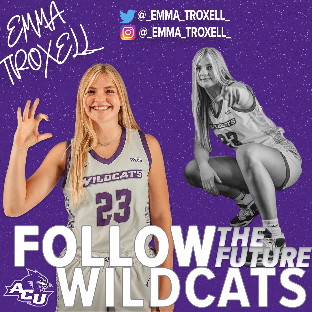 A star from the panhandle is headed to Abilene next season! Can’t wait to introduce <a href="/_Emma_Troxell_/">Emma Troxell</a> to fans in Moody next year! #GoWildcats