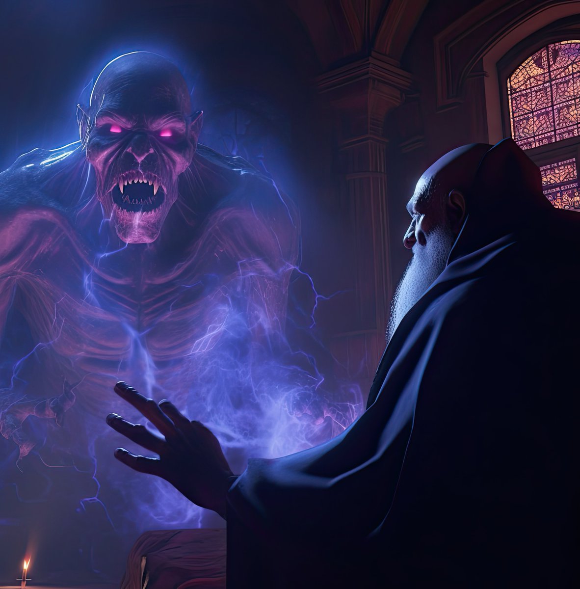 EternalSunrise7's tweet photo. #AiLust The Wizard's Trial - The Dark Lord

#aiart #midjourney #wizardstrial #aiartworks #darklord #aiartcommunity https://t.co/E81l4j31dX