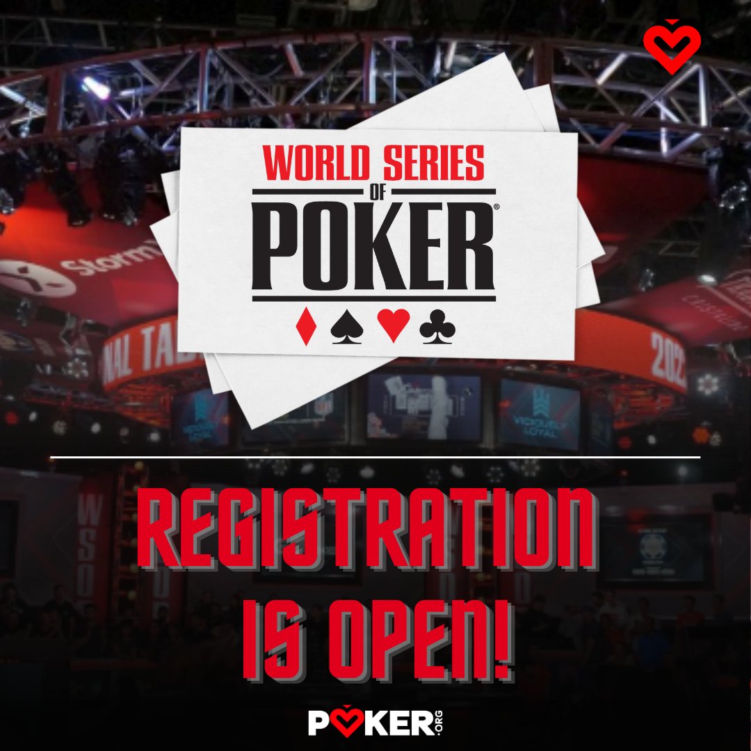 Poker Org on Twitter "The World Series of Poker is just around the