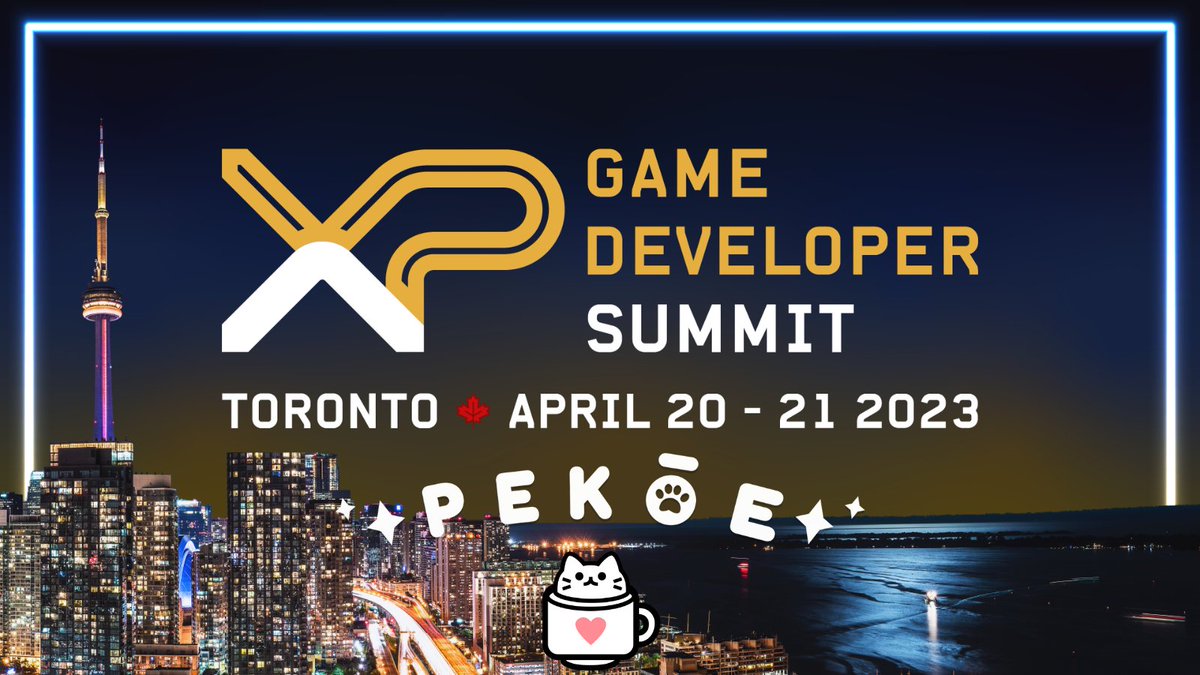 We are a week away from the XP Game Developer Summit by <a href="/XPGamingInc/">XP Gaming Inc.</a> 

Come join us as we promo Pekoe for a day of panels, speakers and games. This event is Canada’s largest game showcase, and we can't wait to see you there! 🎉

#XPTO23 #indiegame
