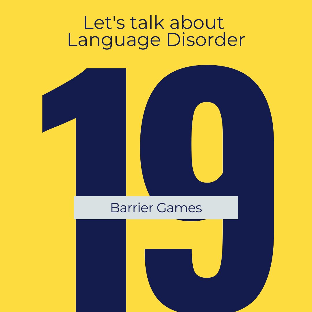 LangDisAu's tweet photo. Barrier Games are useful for supporting students’ language development. Barrier Games involve 2 people sitting, so they are unable to view each other’s work. The players work together - giving, receiving and responding to verbal instructions to complete a task. #languagedisorder https://t.co/XNbTNdBJLk