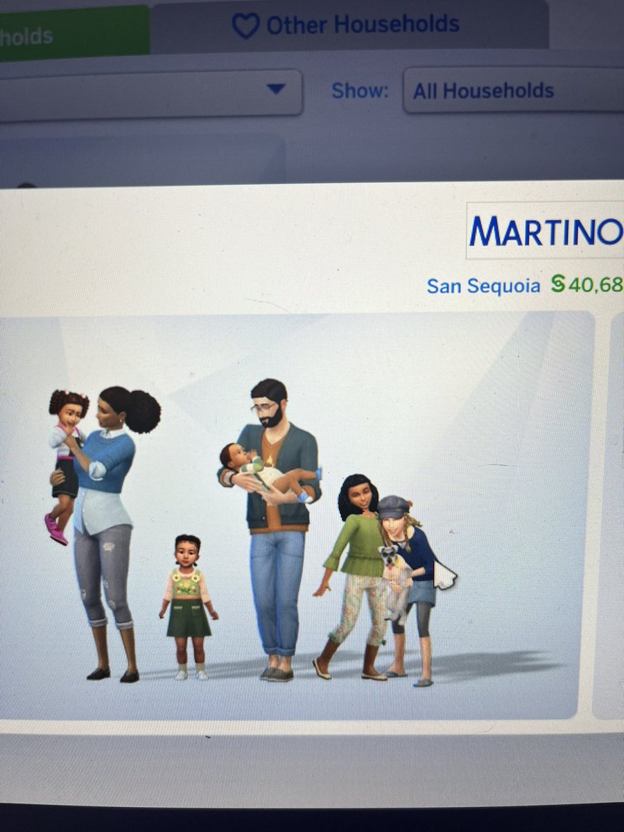 blogginrobin's tweet photo. Remember Jennifer? From his troop? Well she’s here too. Her mom turns out was a widow and the she and Pete hit it off.  They get married and have twins girls.  And they recently just had a baby boy PJ- or little Pete.  #ghostscbs #ghosthomes #TheSims4 https://t.co/cUd83TZZ4b