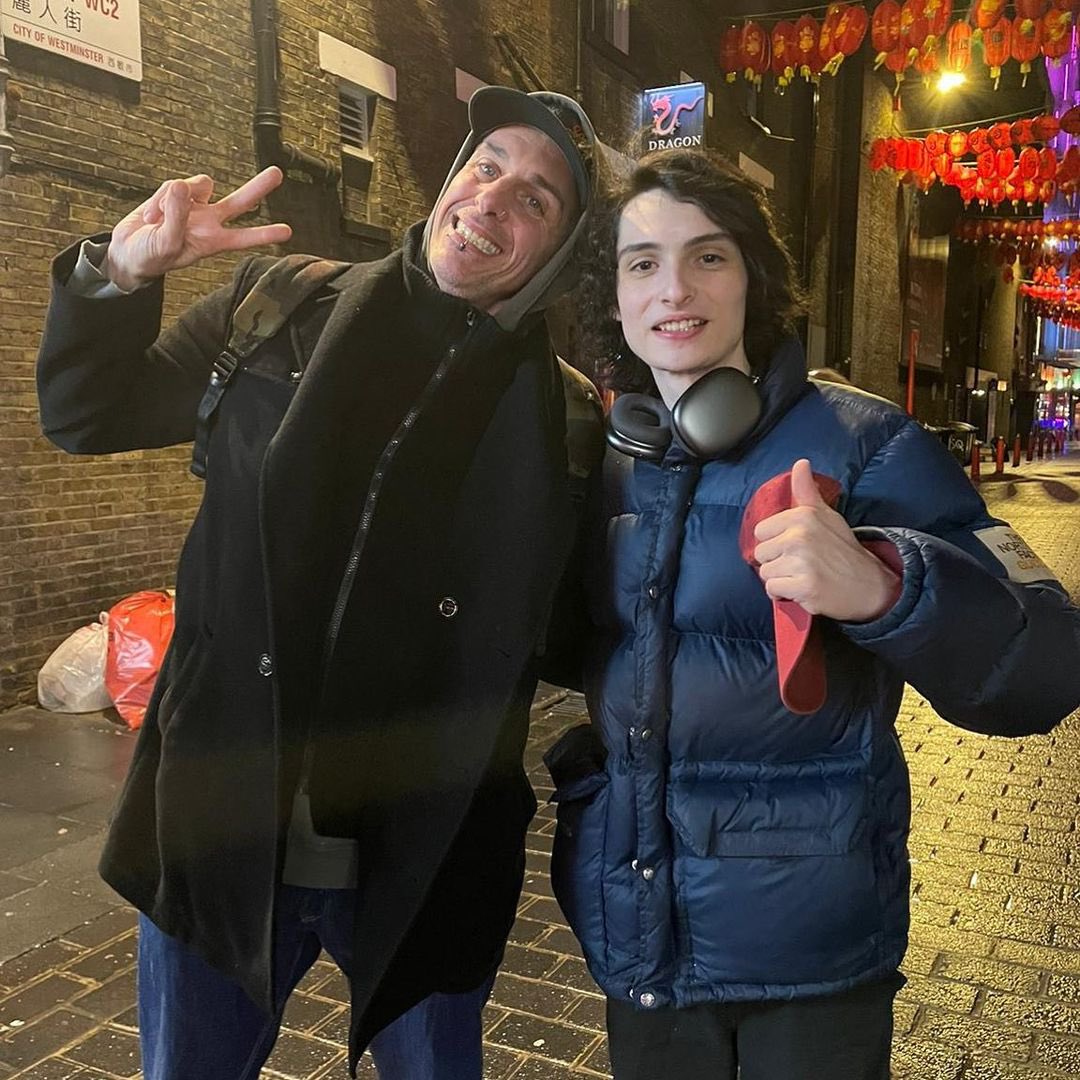 Finn Wolfhard with fans in London.

“EVIL DEAD RISE Was god Sod Effin' amazing!!!… Plus we had the added bonus of this kid behind us for the entire movie - proper sound fella!”

📸: deanofthedeadofficial/cereal_and_horrorstuff via IG